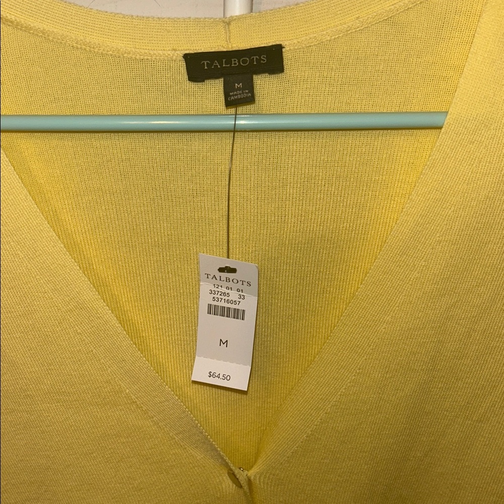 Talbots button down cardigan NWT - image 2